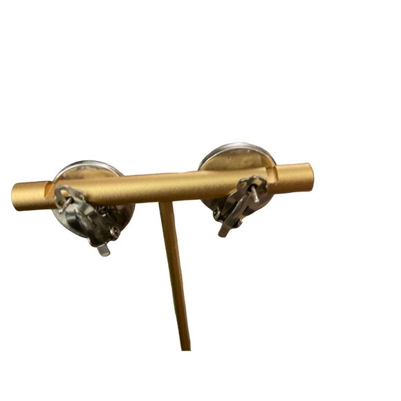 Amy Locaspino  Kingman turquoise and sterling silver earrings - Picture 3 of 5